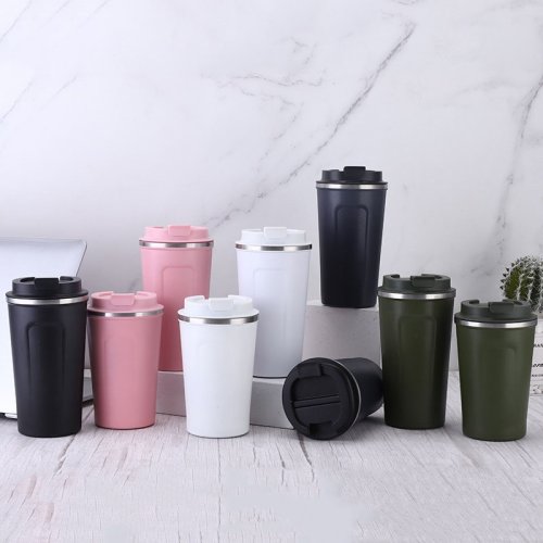 Wholesale Custom Logo Coffee Tumbler Cups in Bulk Double Walled Coffee Tumblers Stainless Steel 
